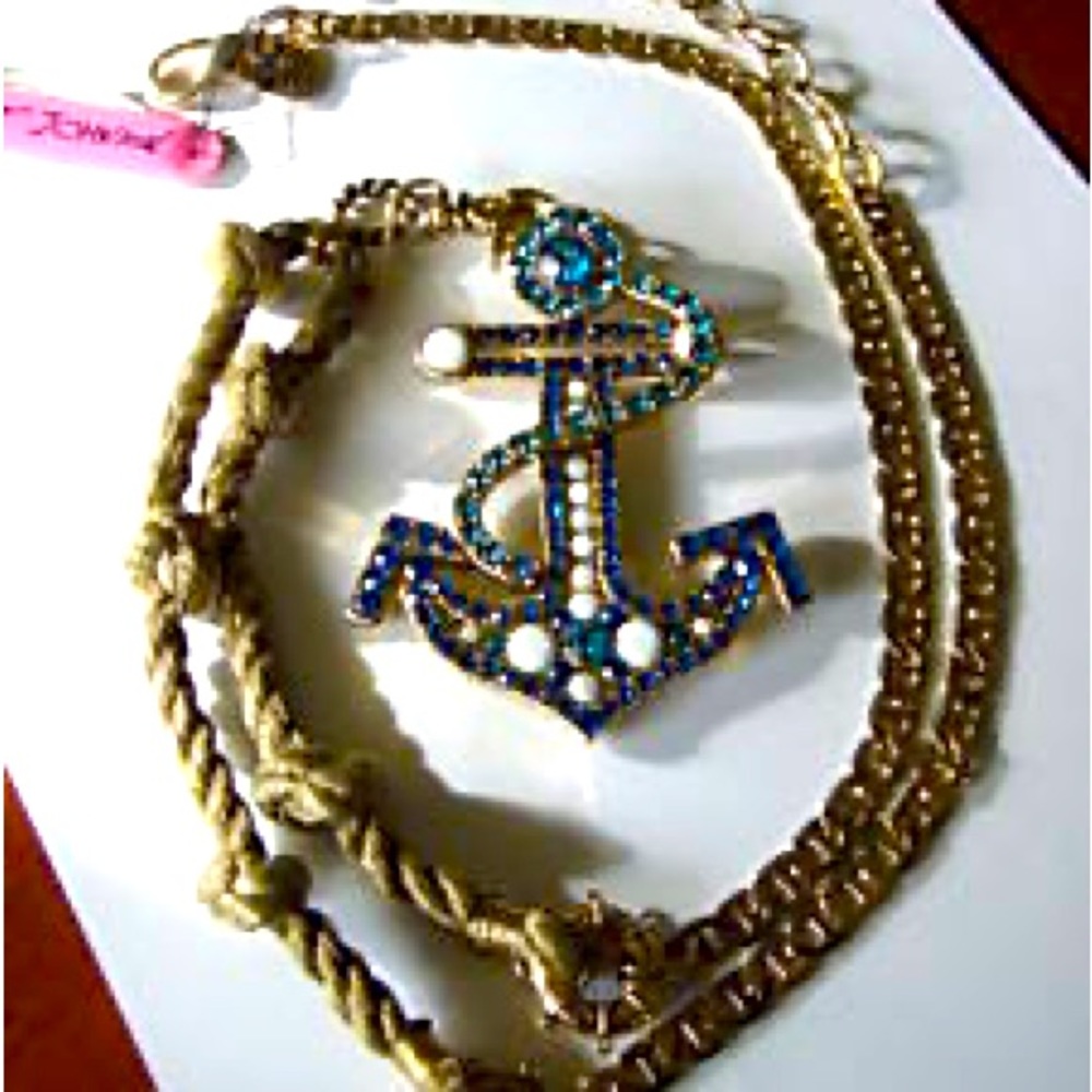 ISO Betsey Johnson Anchor Necklace